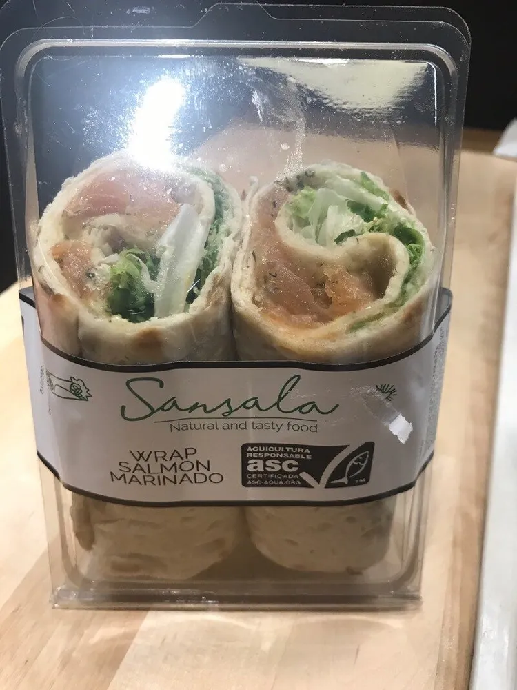 Wrap salmón marinado