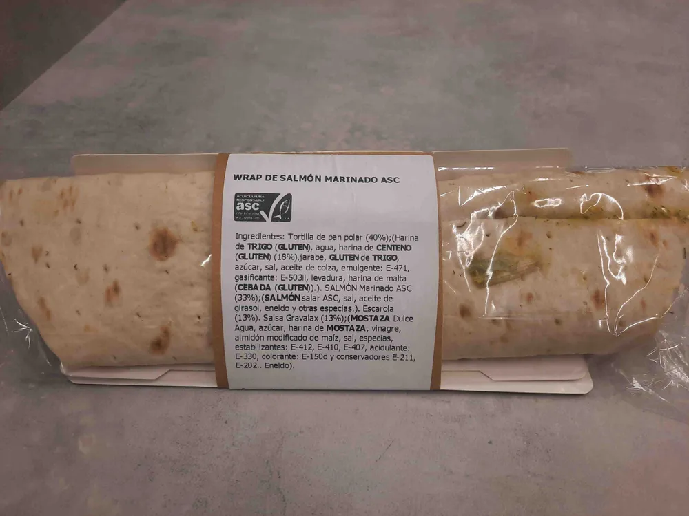 Wrap de Salmón Marinado ASC