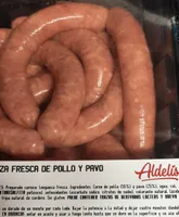 Longaniza fresca de pollo y pavo