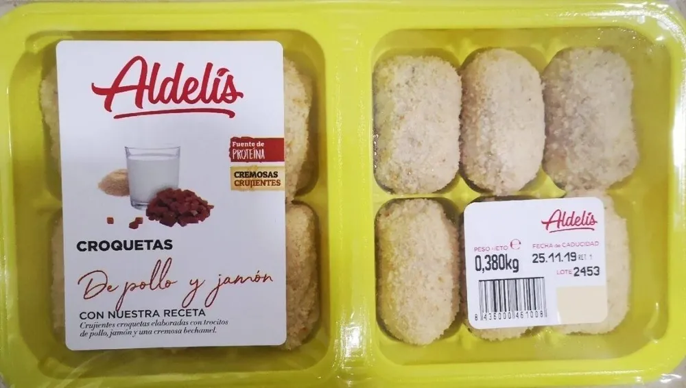 Croquetas de pollo y jamón