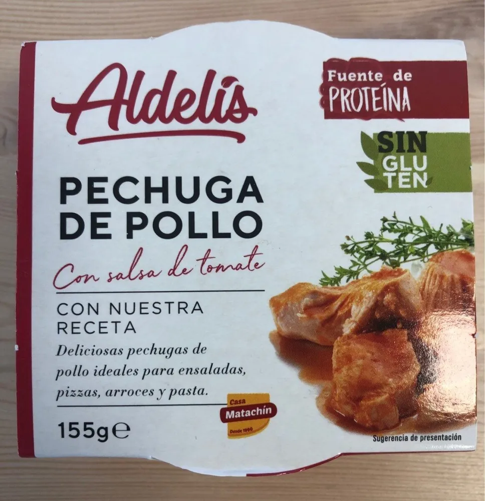 Pechuga de pollo con tomate