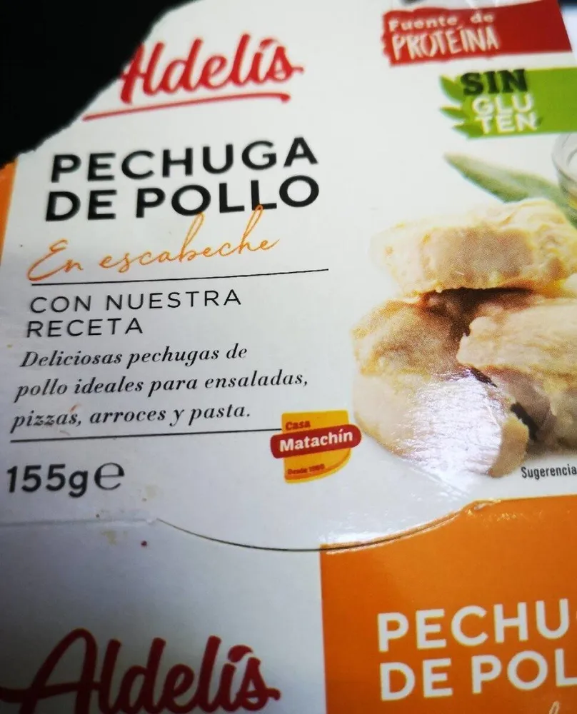 Pechuga de pollo en escabeche