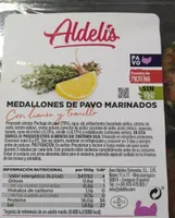 Medallones de pavo marinados