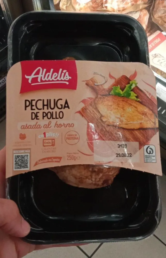 Pechuga de pollo asada al horno