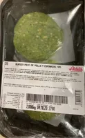 Burger de pollo y espinacas