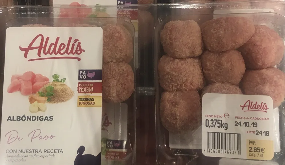 Albóndigas de pavo