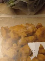 Chispas de pollo empanadas