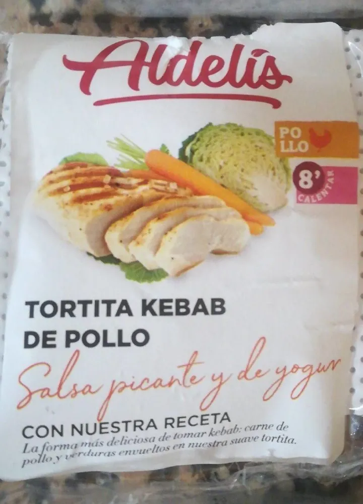 Tórtola kebab de pollo