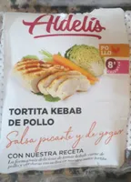 Tórtola kebab de pollo