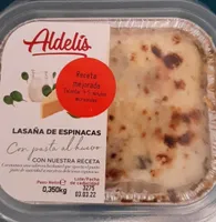 Lasaña de espinacas