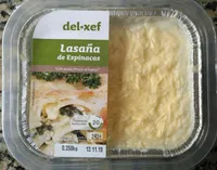 Lasaña de espinacas