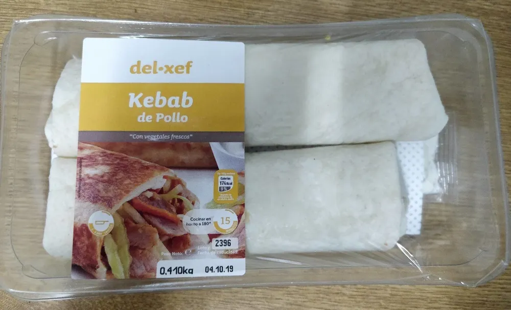 Kebab de pollo