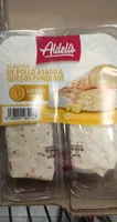 Tortitas de pollo y quesos fundidos