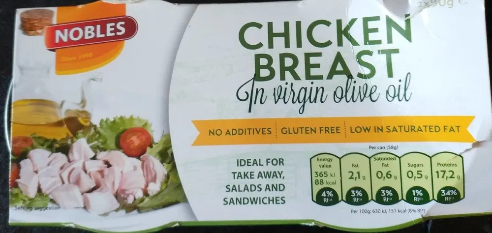 Pechuga de Pollo en aceite de oliva virgen