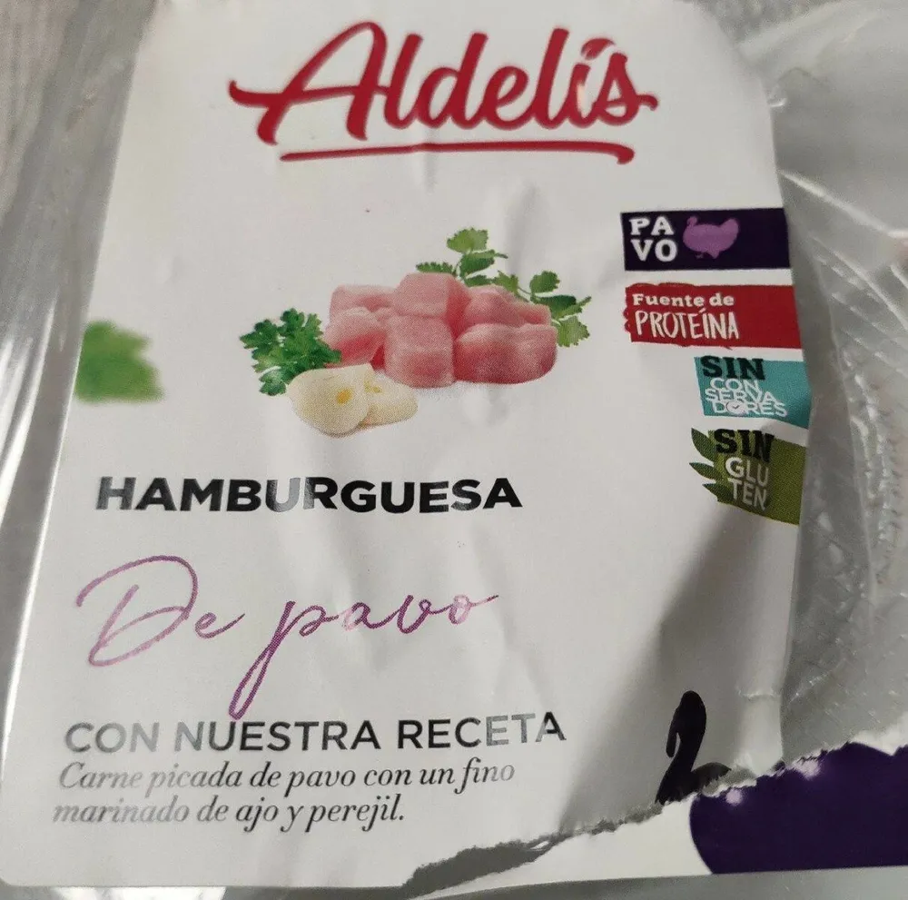 Hamburguesa de pavo