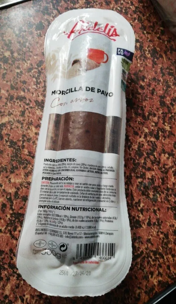 Morcilla de Pavo