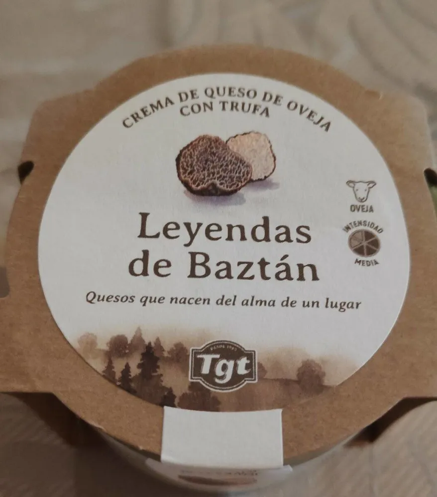 Crema de queso de oveja con trufa