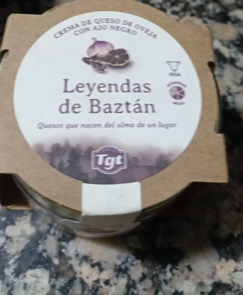 Crema de queso de oveja con ajo