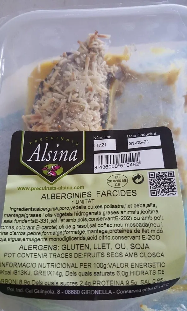 Berenjenas rellenas