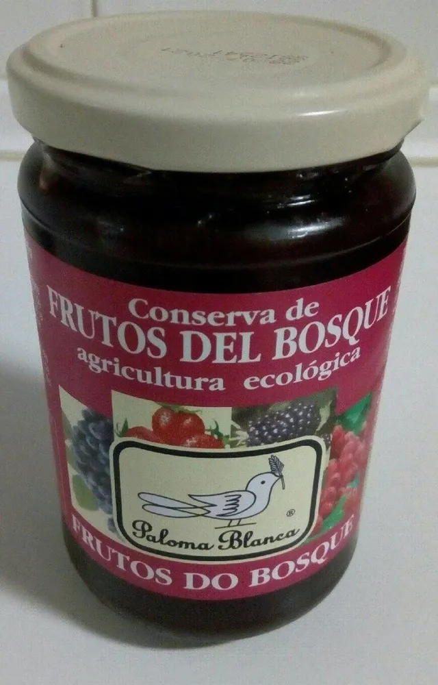 Conserva de frutos del bosque
