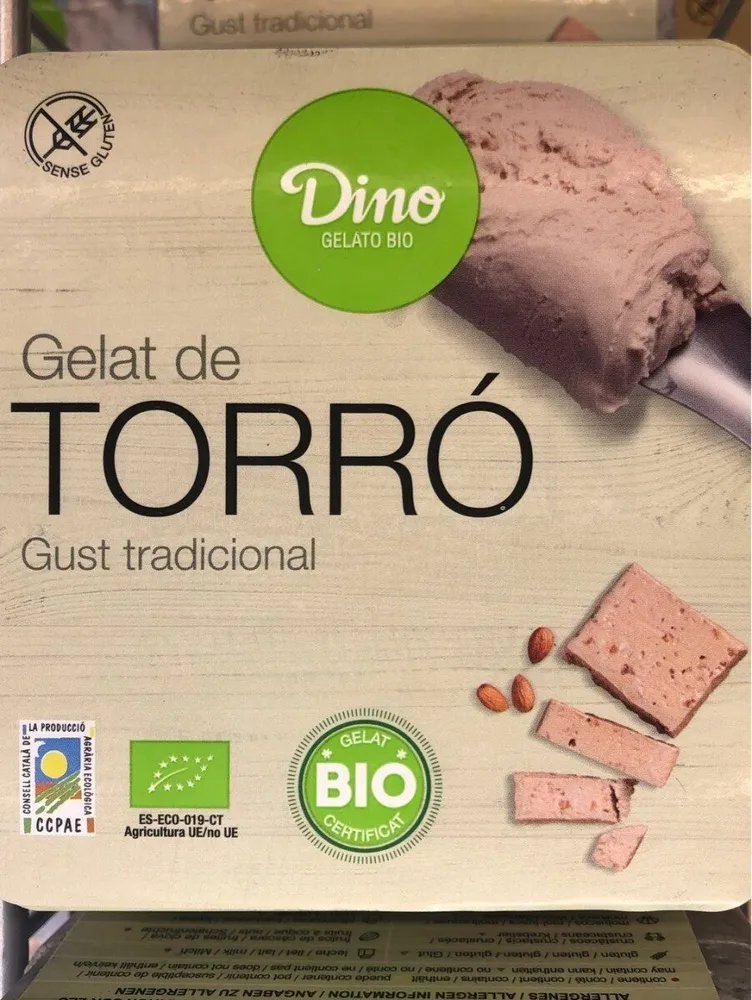 Helado de turrón
