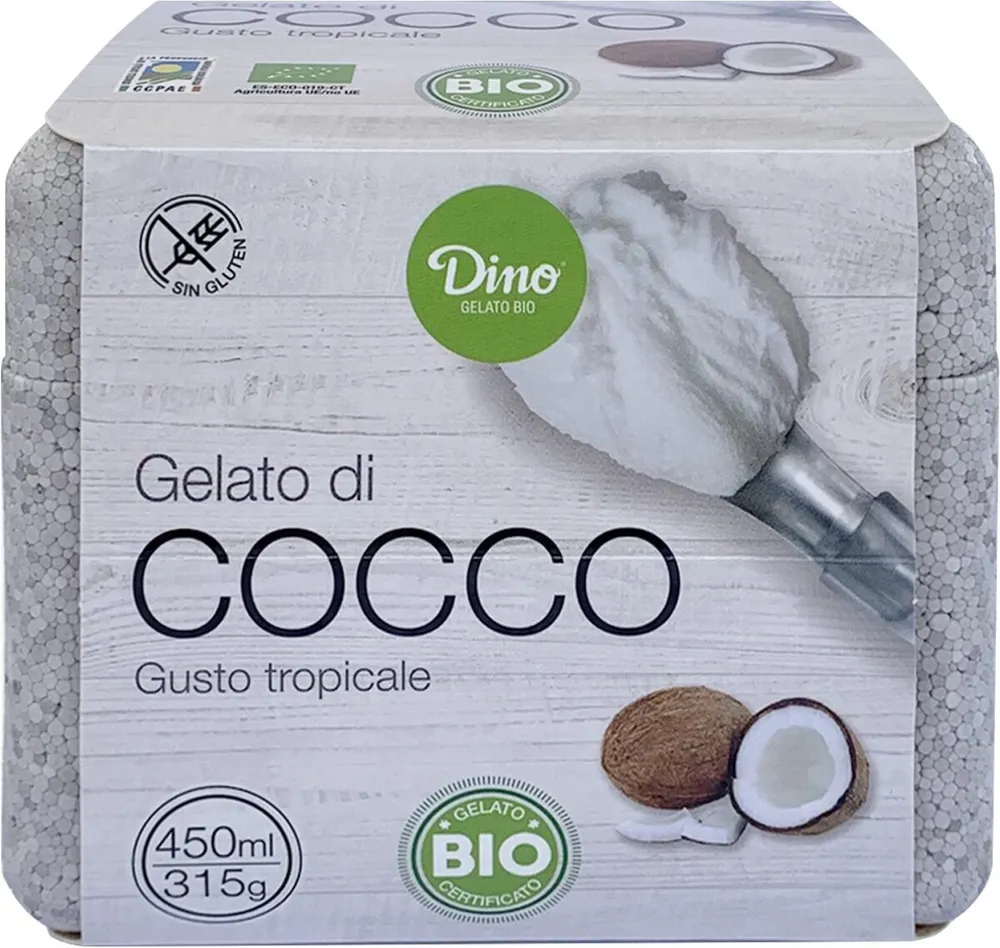 Helado coco