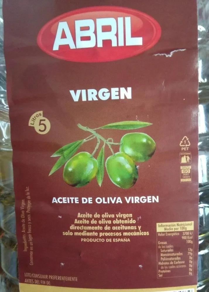 Aceite de oliva virgen