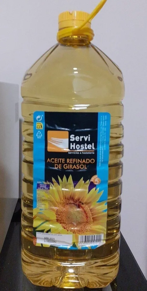 Aceite refinado de girasol