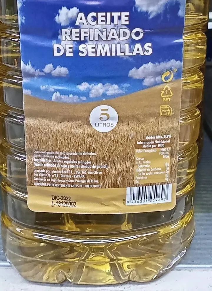 Aceite refinado de semillas