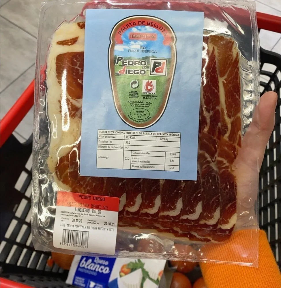 Paleta de bellota iberica
