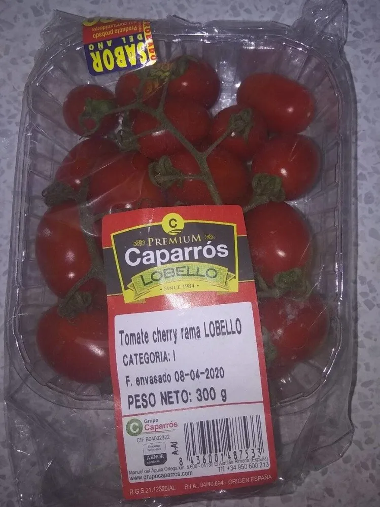 Tomates cherrys Caparrós