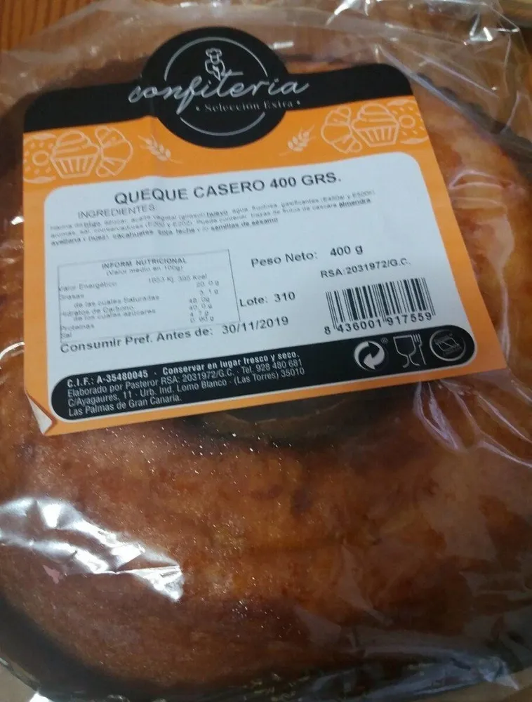 Queque casero