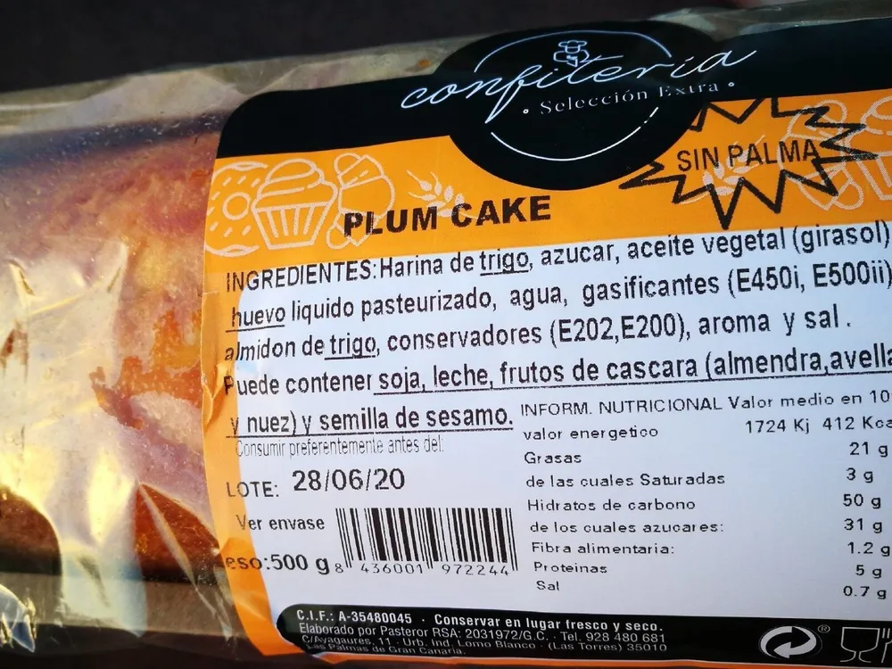 Plum cake