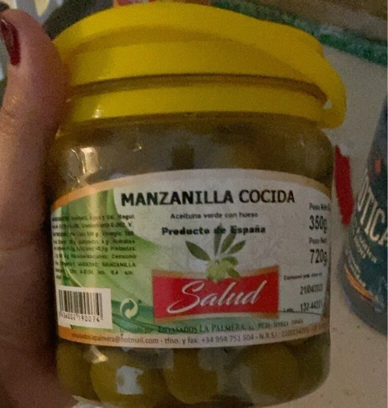 Aceitunas verde con hueso