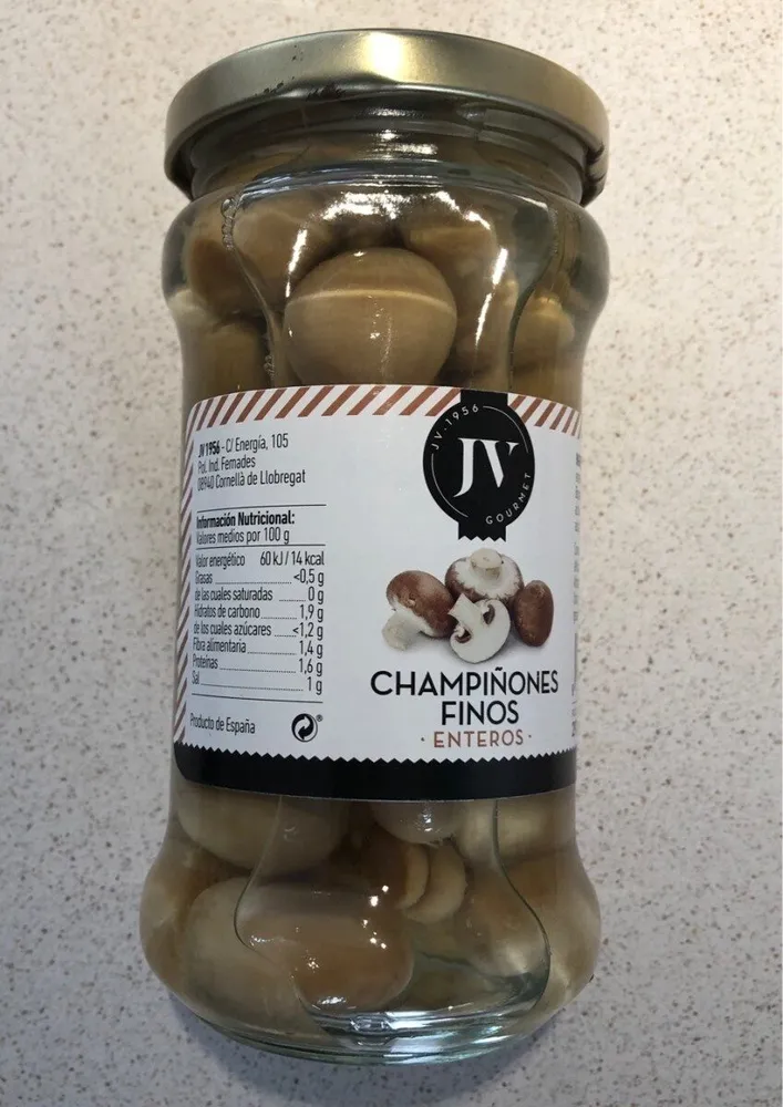 Champiñones finos enteros