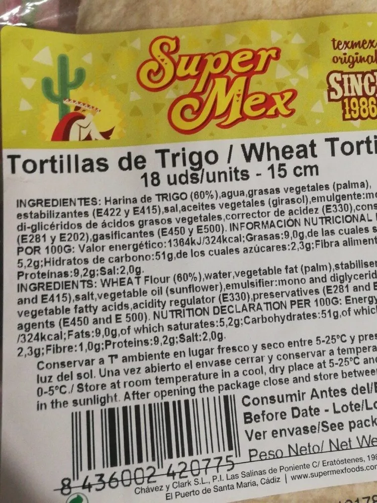 Tortitas de trigo