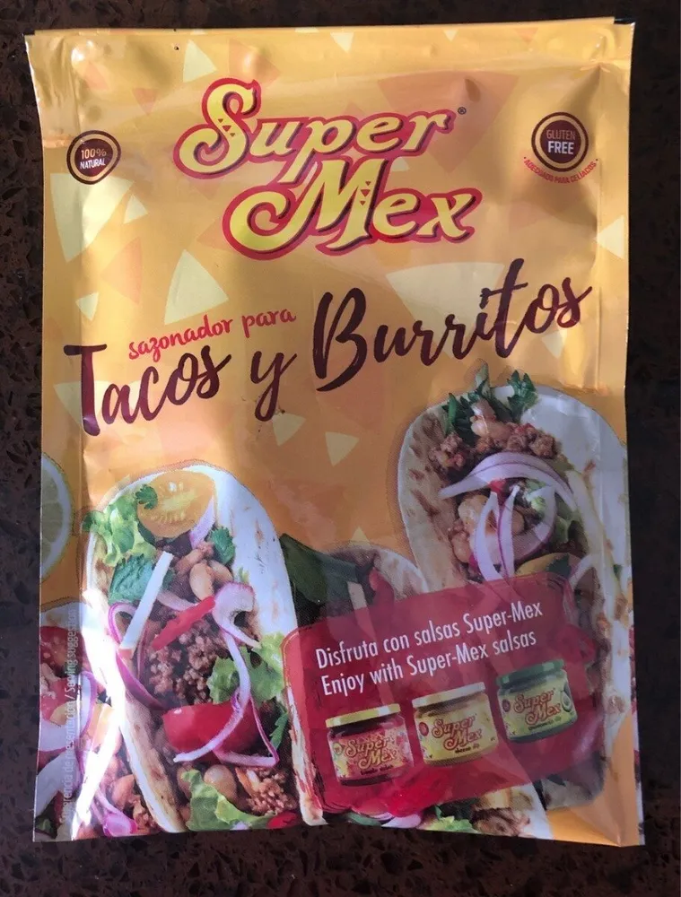 Sazonador para tacos y burritos