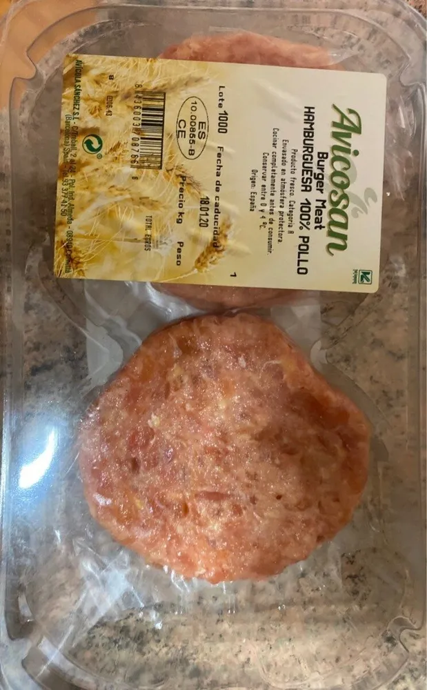Hamburguesas pollo