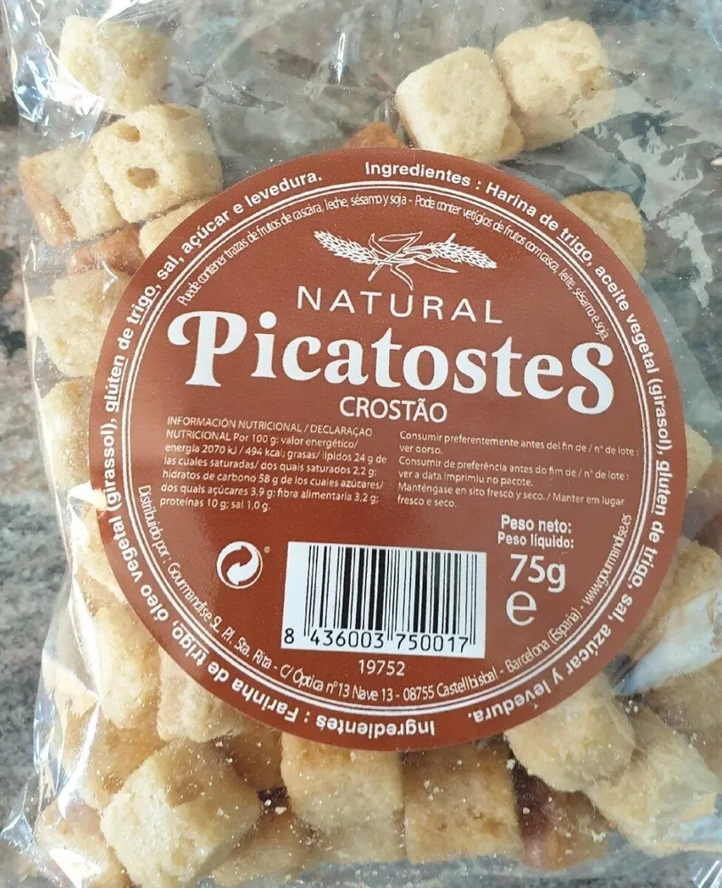 Natural picatostes