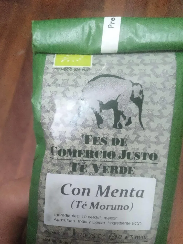 Tes de comercio justo, Te moruno con menta