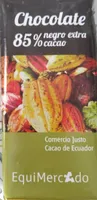 Chocolate 85% negro extra cacao