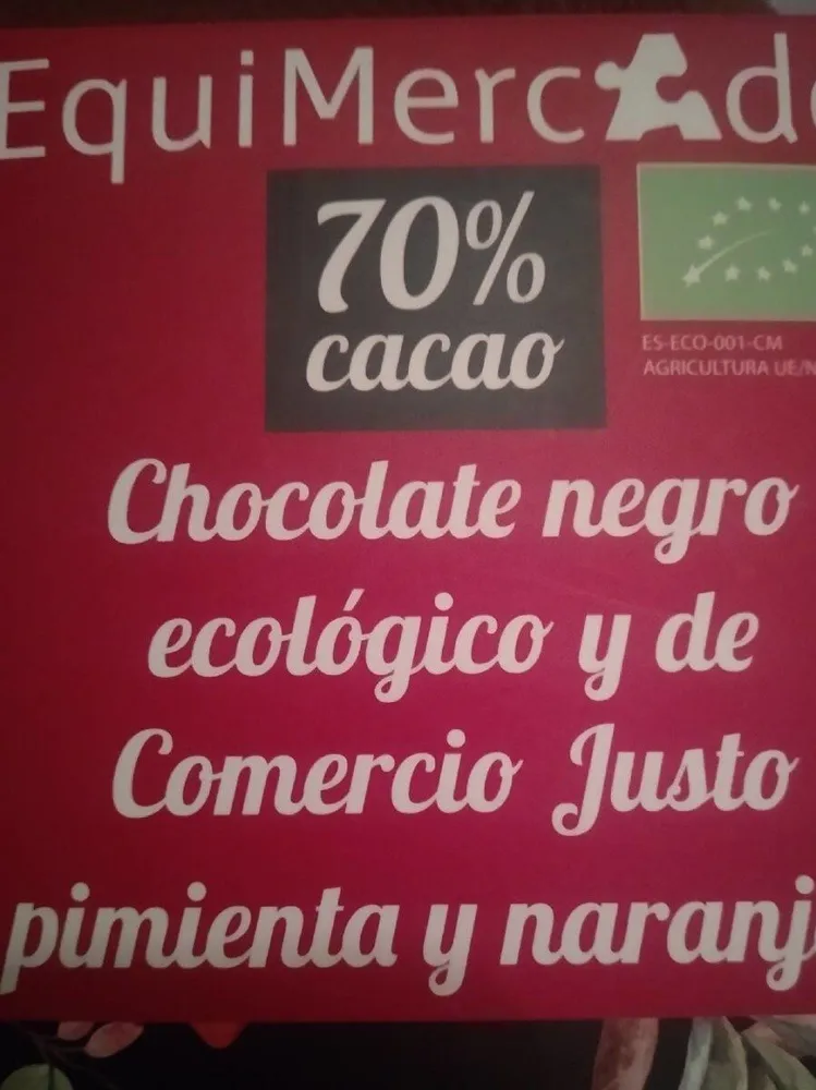 Chocolate negro ecológico