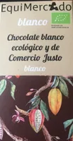 Chocolate blanco ecológico y de Comercio Justo