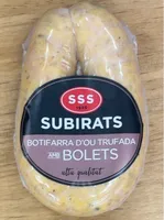 Botifarra d’ou trufada amb bolets
