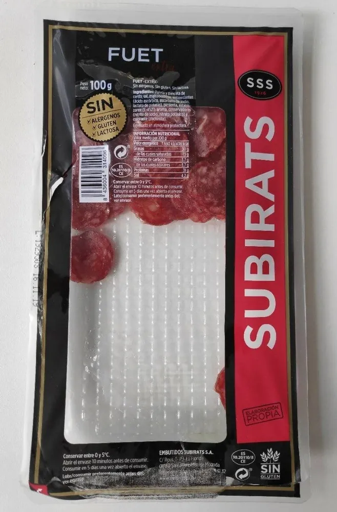 Fuet Subirats 100g