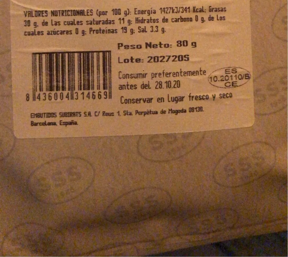 Paleta de cebo de campo iberica