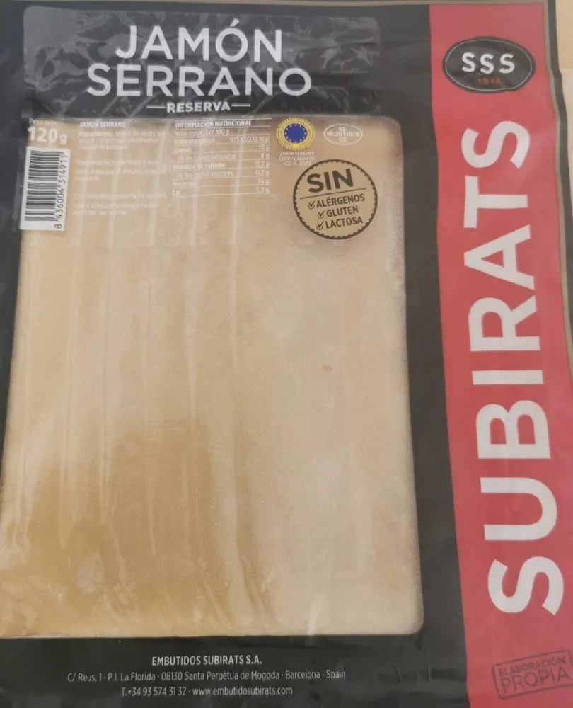Jamon Serrano reserva