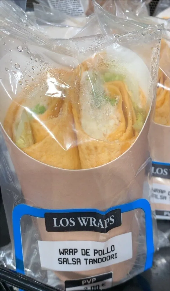 Wrap pollo salsa tandoori