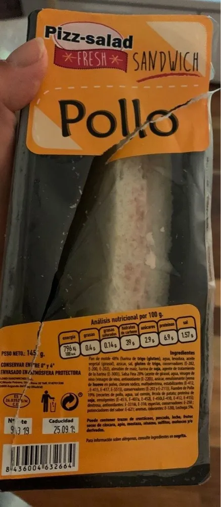 Sandwich pollo