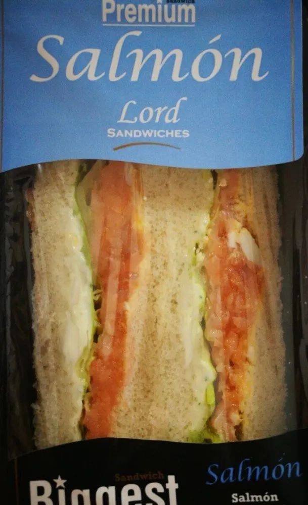 Sándwich salmón